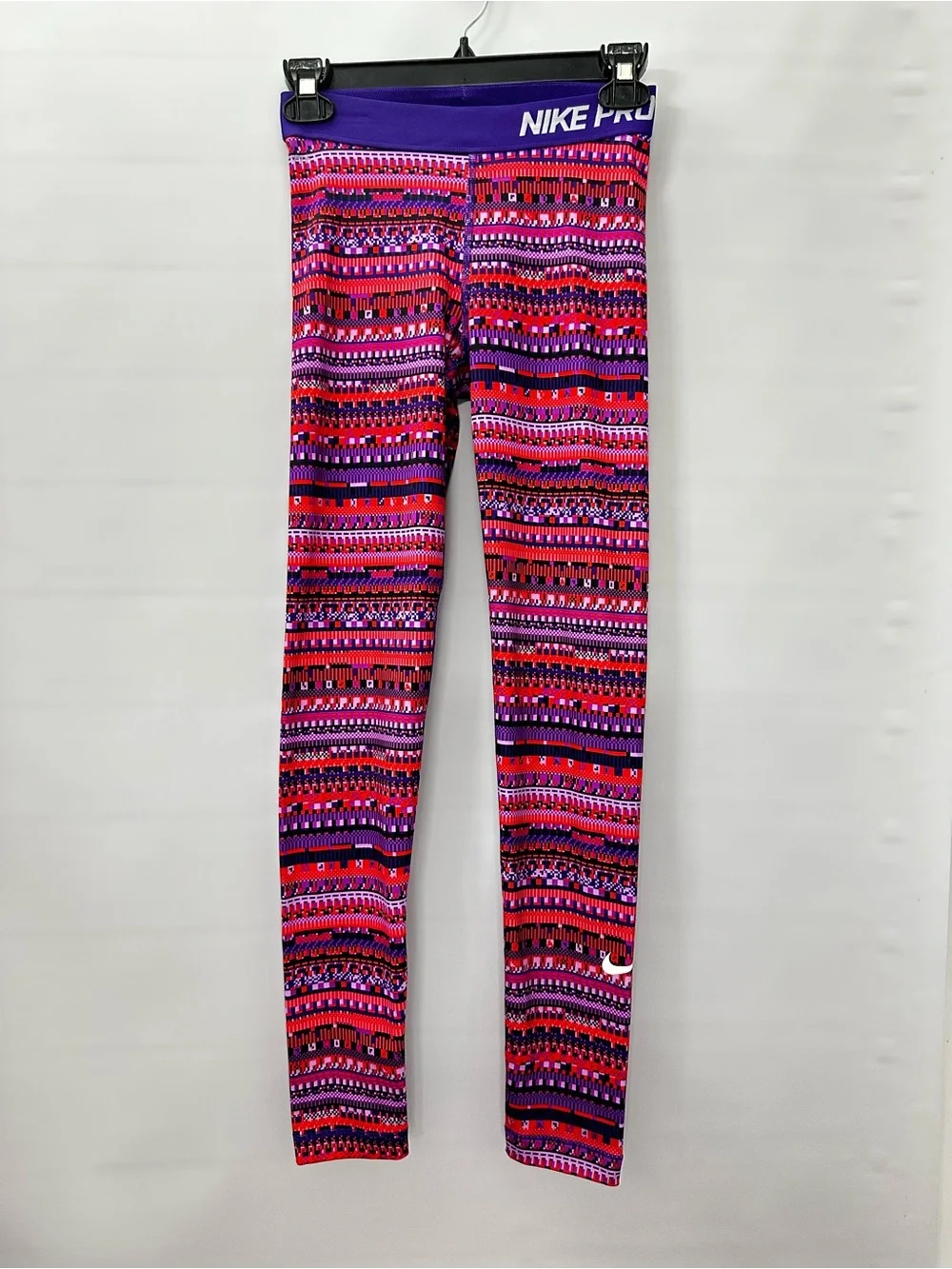 Nike Pro Leggings Dri-Fit Patterned Athletic Tights Women’s Size Small